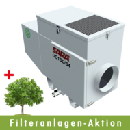 Emulsion mist separator UC1SD/S4 (right-hand) with regulator